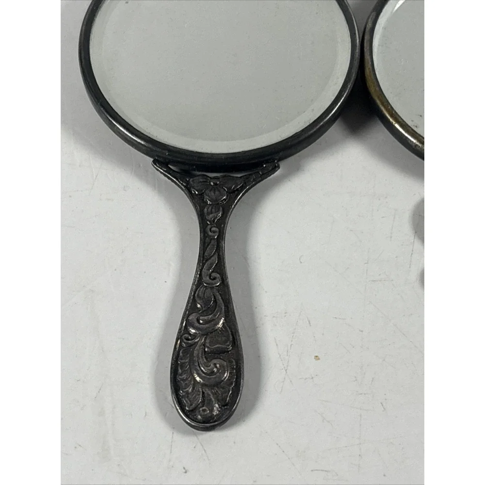Vintage Desk Vanity Lot Magnifying Glasses Letter Opener Pocket Mirror